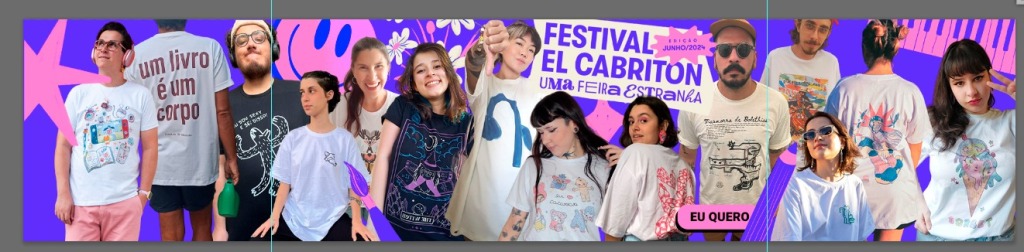A coleção de camisetas da 4ª edição do Festival El Cabriton está no ar!!